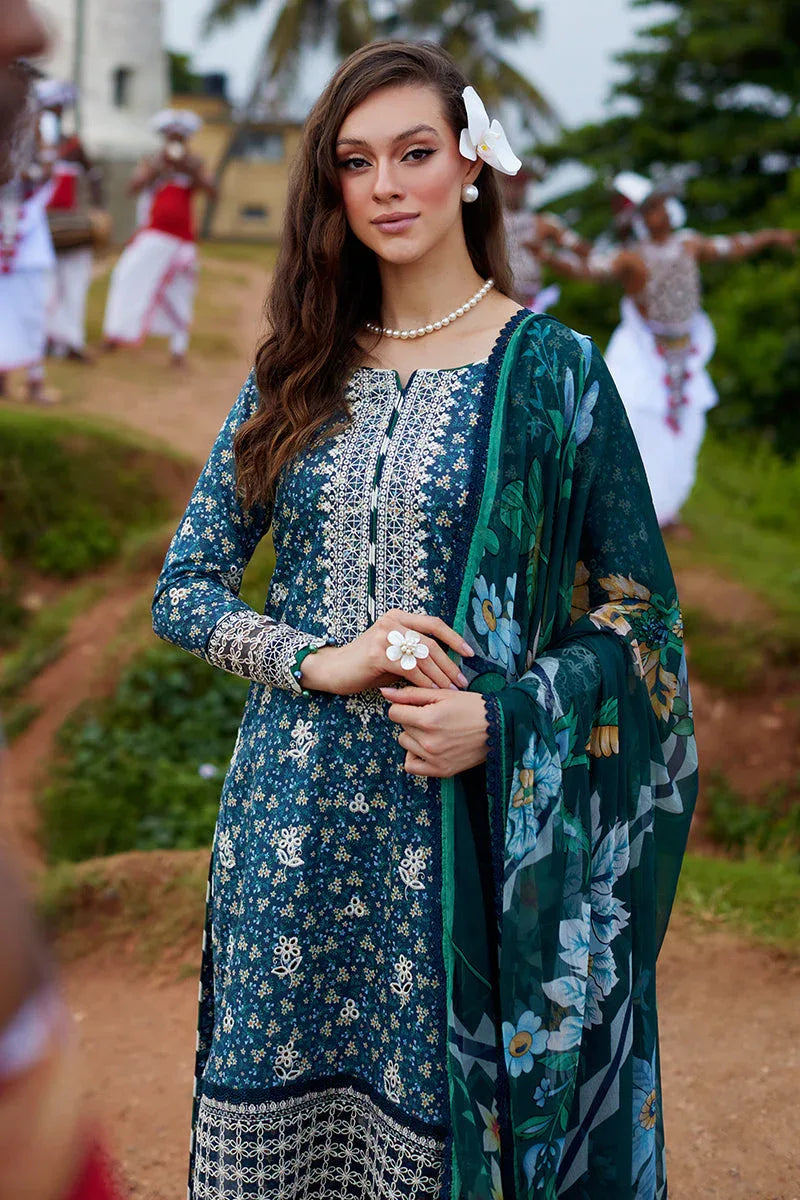 Gulaal | Saffira Lawn 25 | Chloe - Aqsa Fabrics