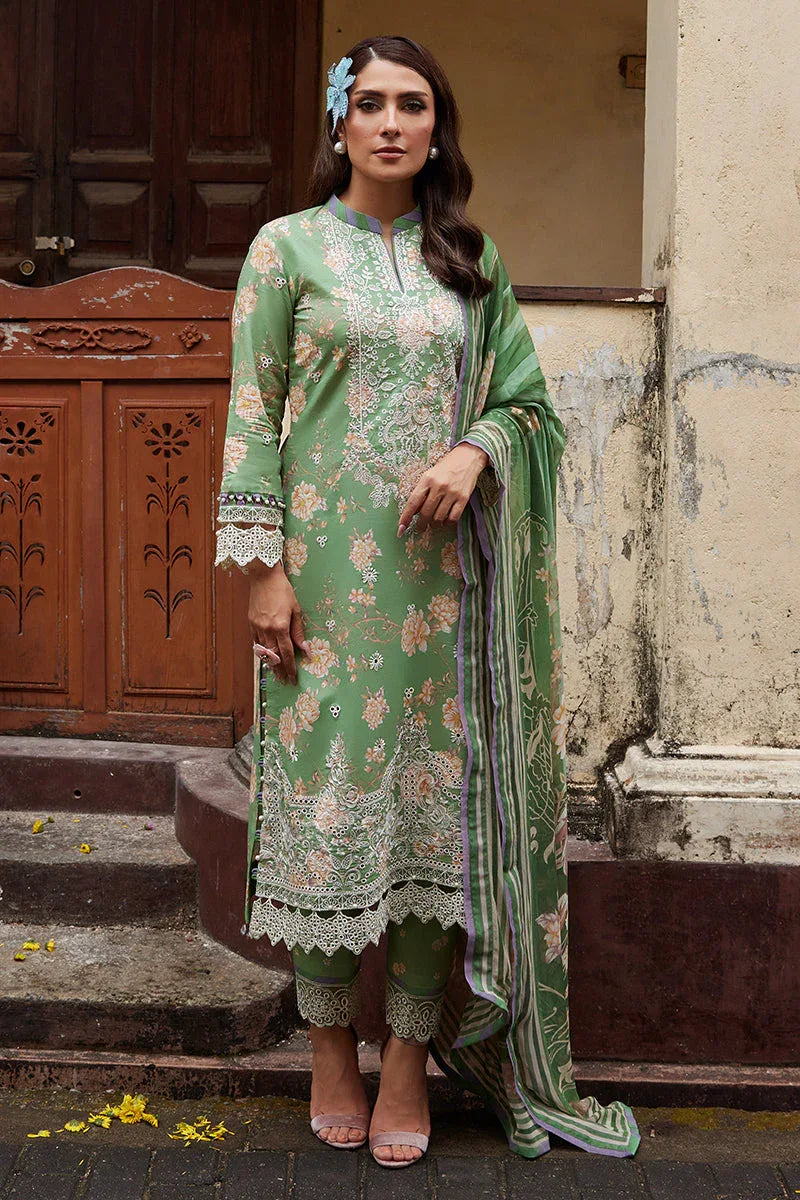 Gulaal | Saffira Lawn 25 | Nora - Aqsa Fabrics