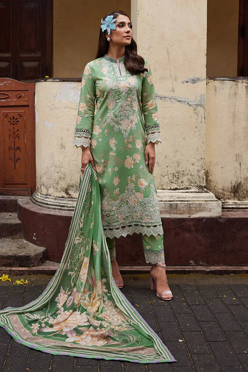 Gulaal | Saffira Lawn 25 | Nora - Aqsa Fabrics