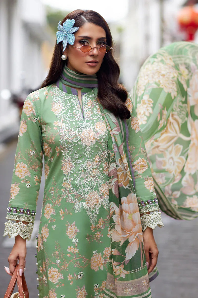 Gulaal | Saffira Lawn 25 | Nora - Aqsa Fabrics