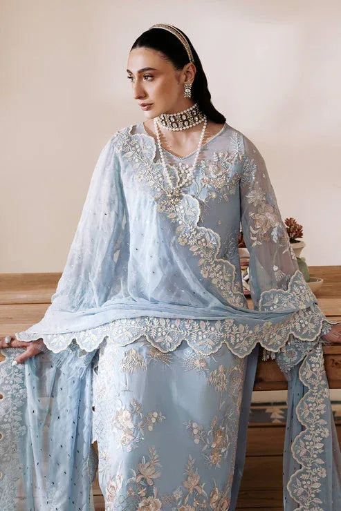 Imrozia Premium | Muse Luxury Chiffon 24 | S-1078 Glace - Aqsa Fabrics