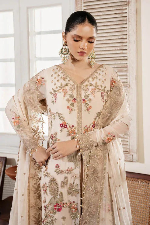 Imrozia Premium | Muse Luxury Chiffon 24 | S-1081 Perle - Aqsa Fabrics