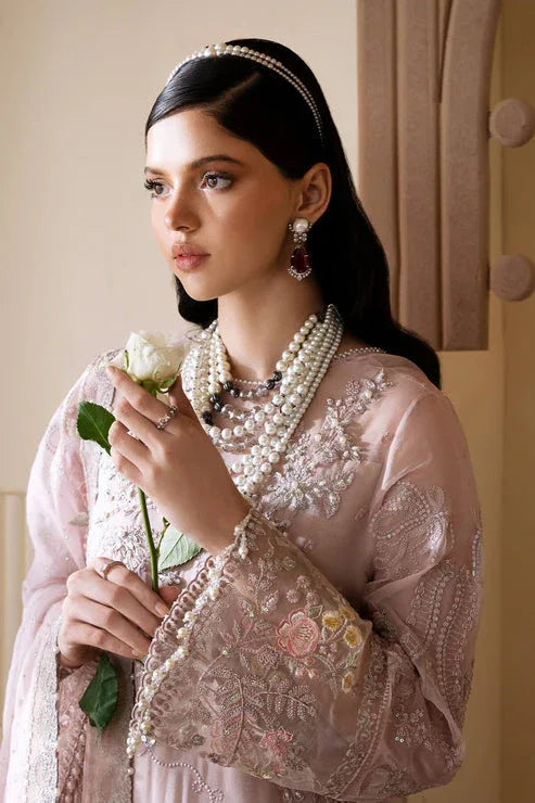 Imrozia Premium | Muse Luxury Chiffon 24 | S-1084 Cristal - Aqsa Fabrics