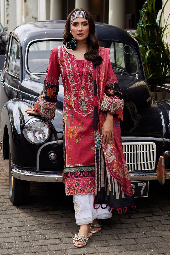 Gulaal | Saffira Lawn 25 | Amelia - Aqsa Fabrics
