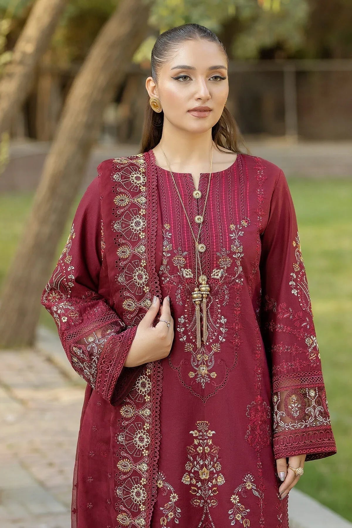 Imrozia Premium | Subah e Roshan | S.L 74 Firdous - Aqsa Fabrics