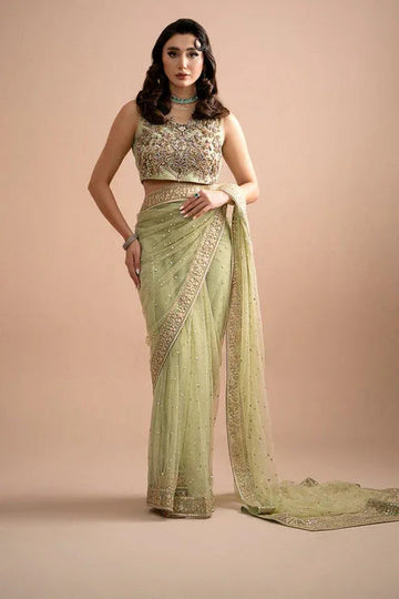 Imrozia Premium | Lumiere Luxury Sarees | 03 Eden - Aqsa Fabrics