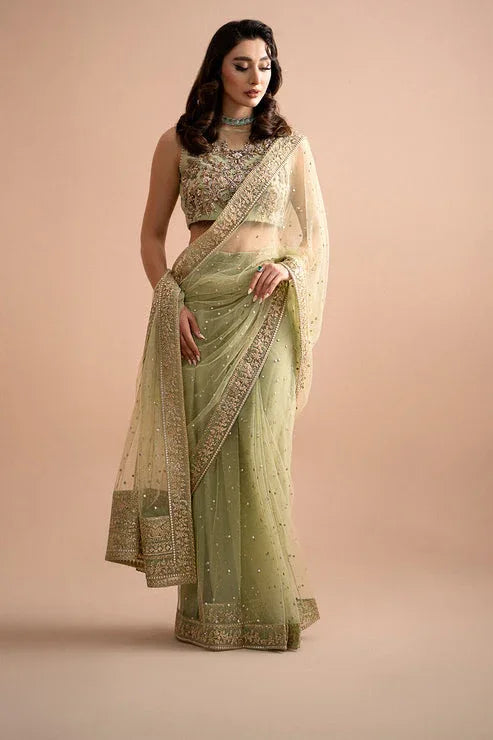 Imrozia Premium | Lumiere Luxury Sarees | 03 Eden - Aqsa Fabrics