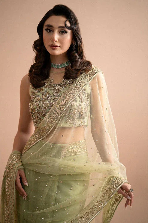 Imrozia Premium | Lumiere Luxury Sarees | 03 Eden - Aqsa Fabrics