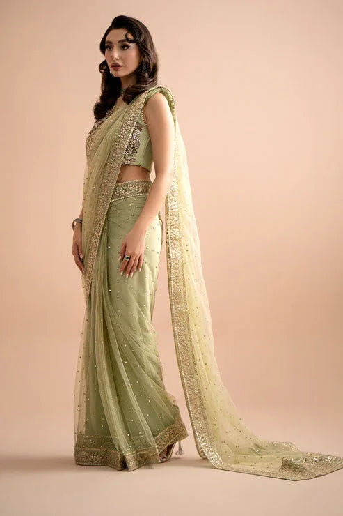 Imrozia Premium | Lumiere Luxury Sarees | 03 Eden - Aqsa Fabrics