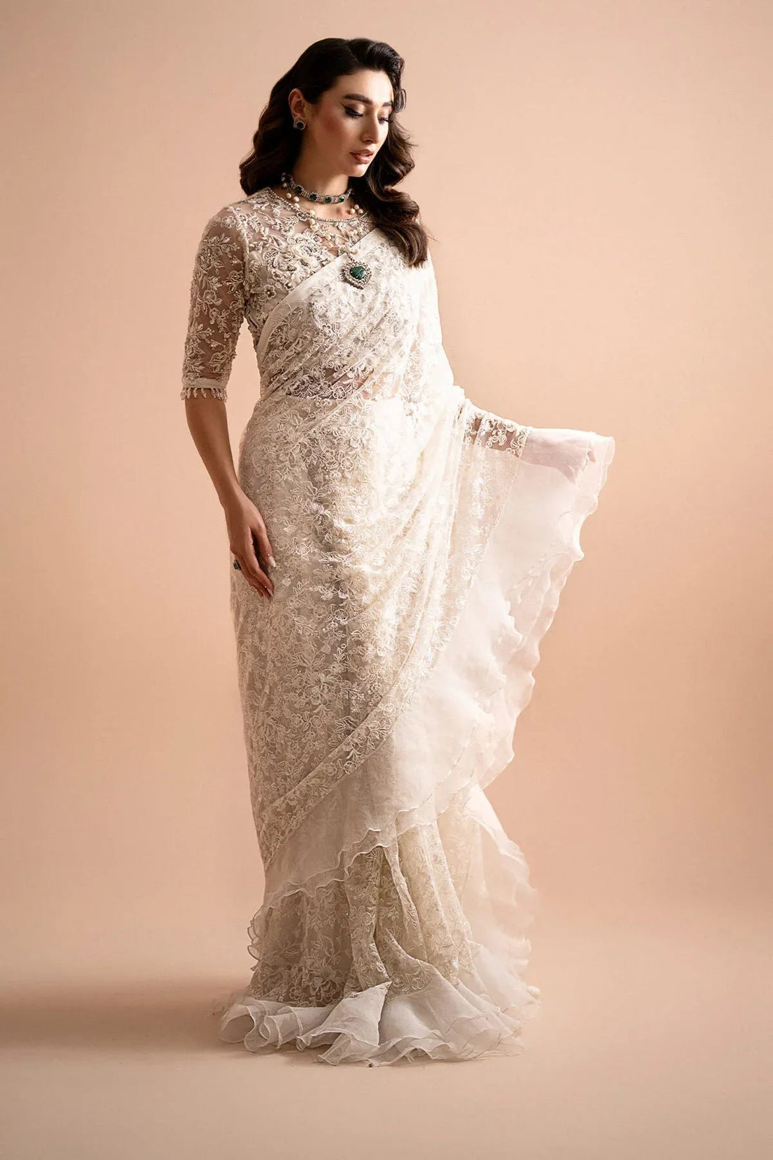 Imrozia Premium | Lumiere Luxury Sarees | 04 Dream - Aqsa Fabrics