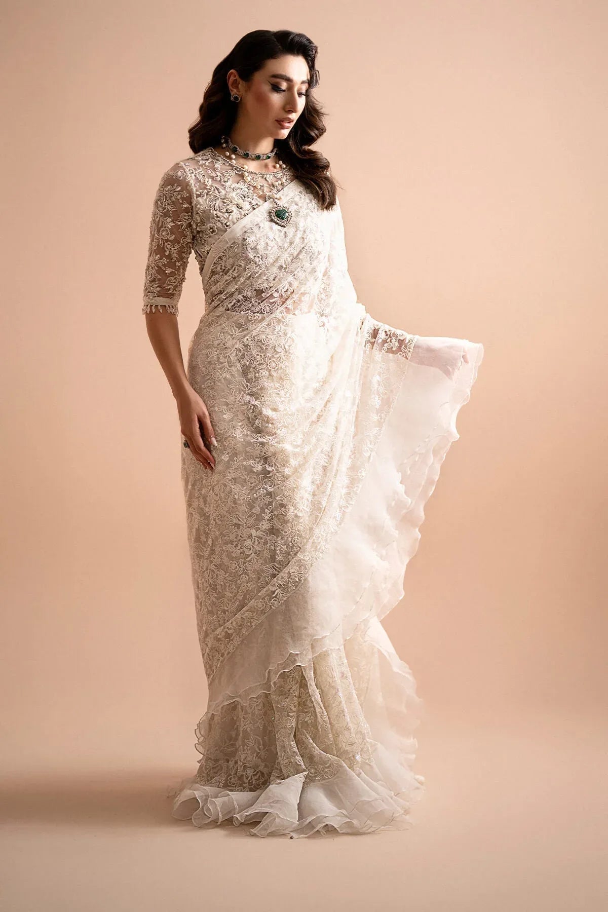 Imrozia Premium | Lumiere Luxury Sarees | 04 Dream - Aqsa Fabrics