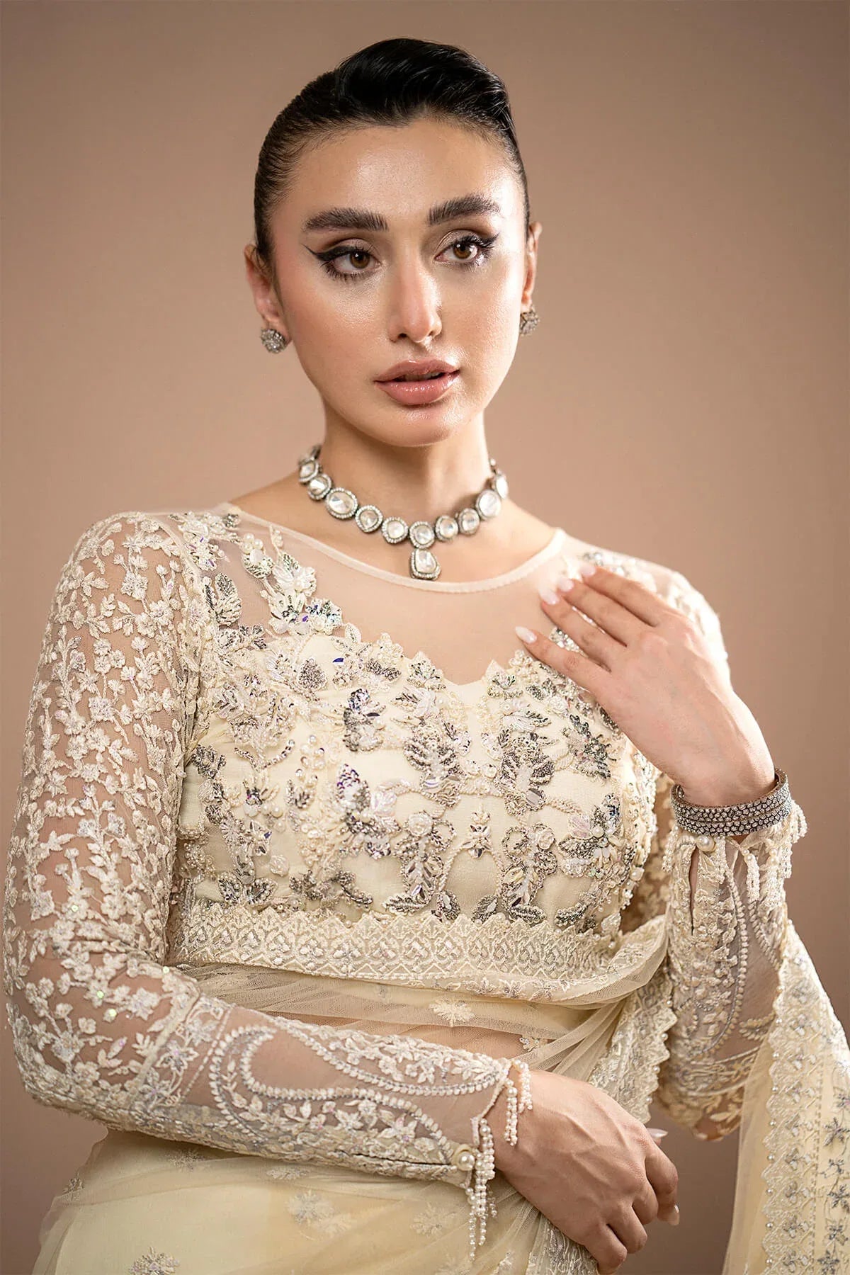 Imrozia Premium | Lumiere Luxury Sarees | 06 Amelie - Aqsa Fabrics