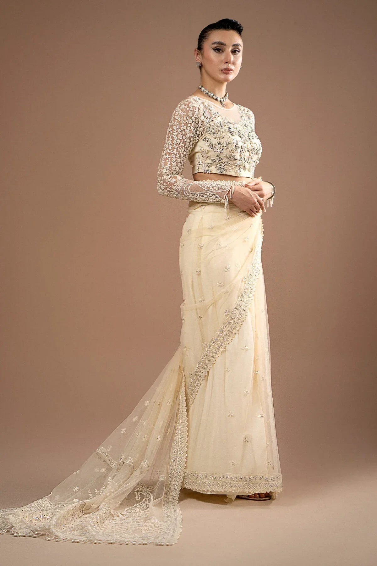 Imrozia Premium | Lumiere Luxury Sarees | 06 Amelie - Aqsa Fabrics