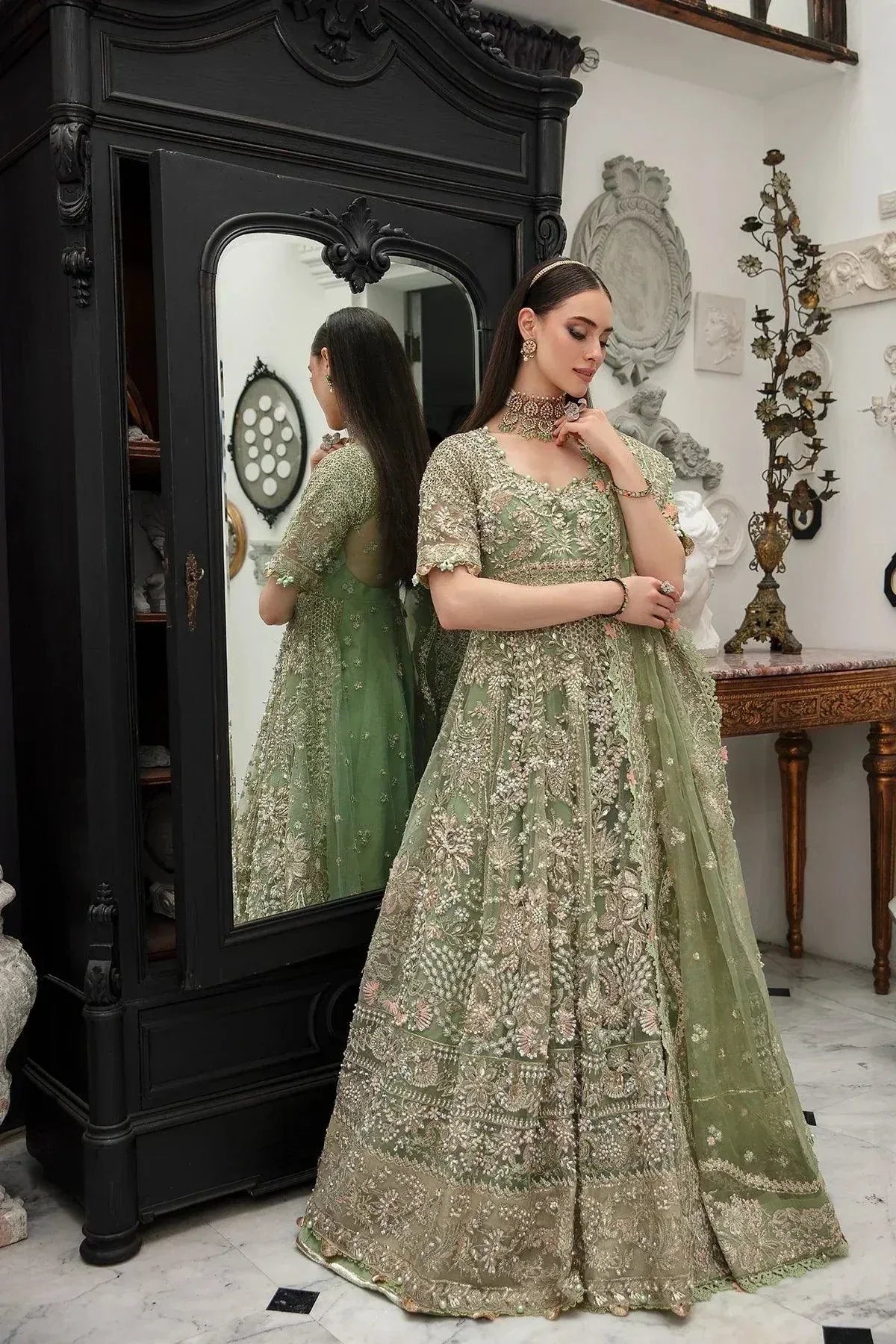 AJR Couture | Alif Luxury Wedding Formals 23 | Hazel - Aqsa Fabrics