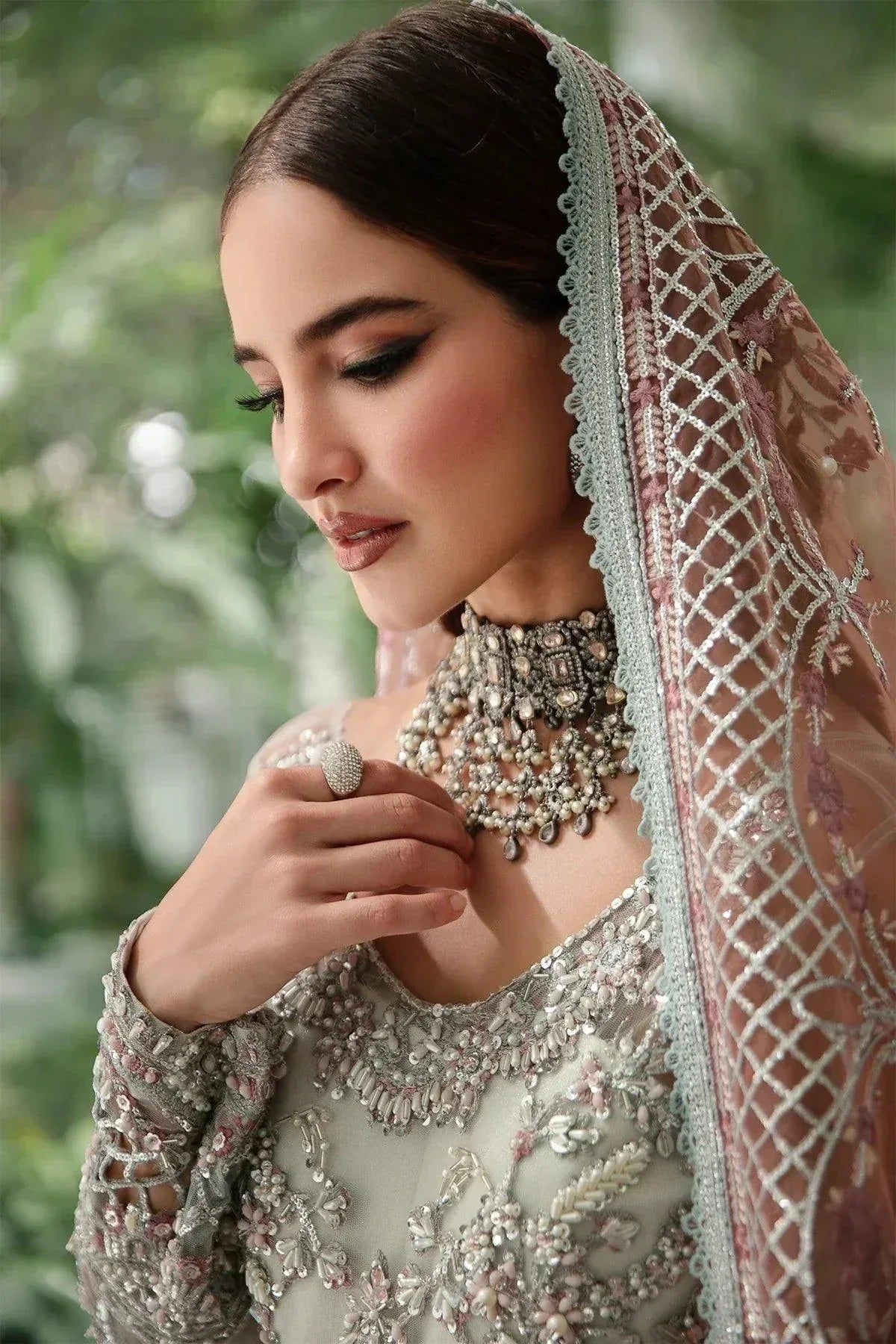 AJR Couture | Alif Luxury Wedding Formals 23 | Wisteria - Aqsa Fabrics