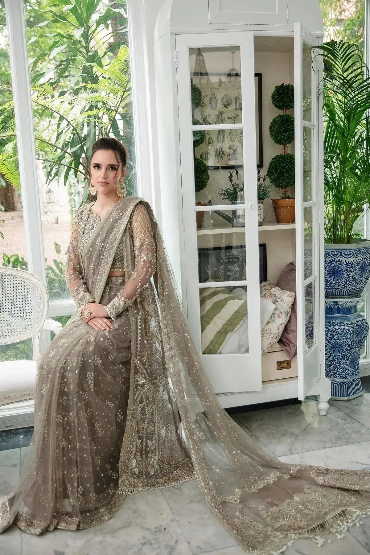 AJR Couture | Alif Luxury Wedding Formals 23 | Azalea - Aqsa Fabrics