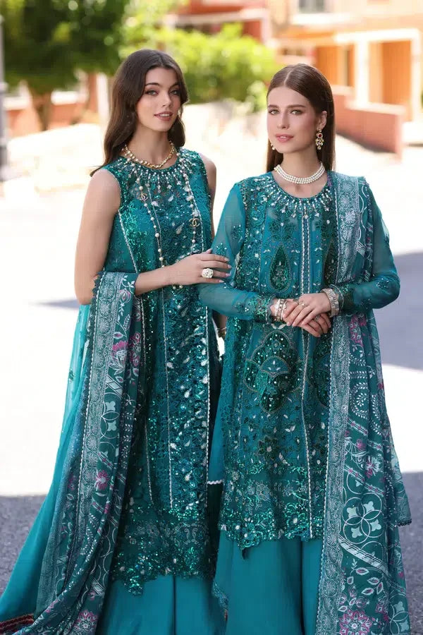 Noor by Saadia Asad | Chiffon Formals 23 | D8-Zarish - Aqsa Fabrics
