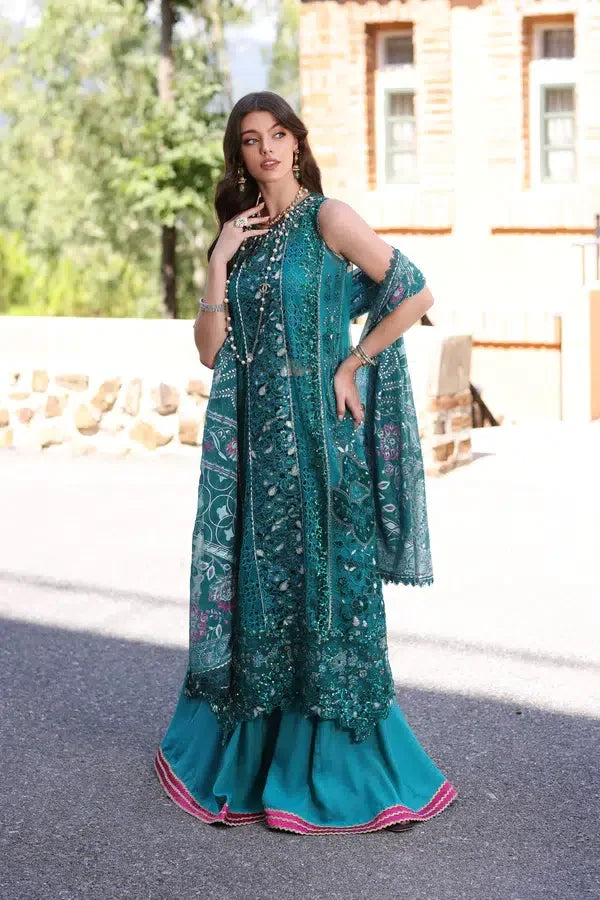 Noor by Saadia Asad | Chiffon Formals 23 | D8-Zarish - Aqsa Fabrics