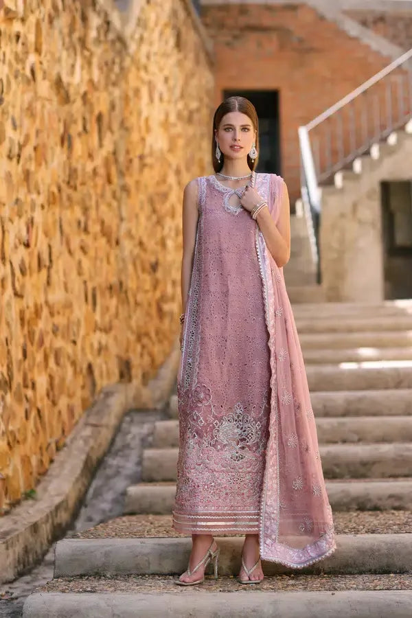 Noor by Saadia Asad | Chiffon Formals 23 | D5-Zuria - Aqsa Fabrics