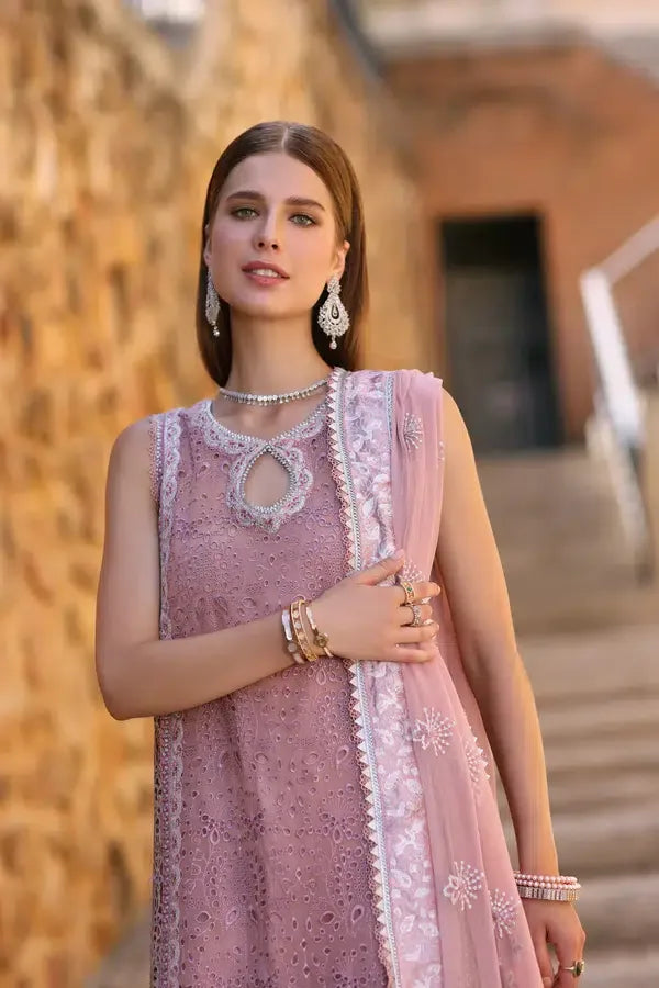 Noor by Saadia Asad | Chiffon Formals 23 | D5-Zuria - Aqsa Fabrics