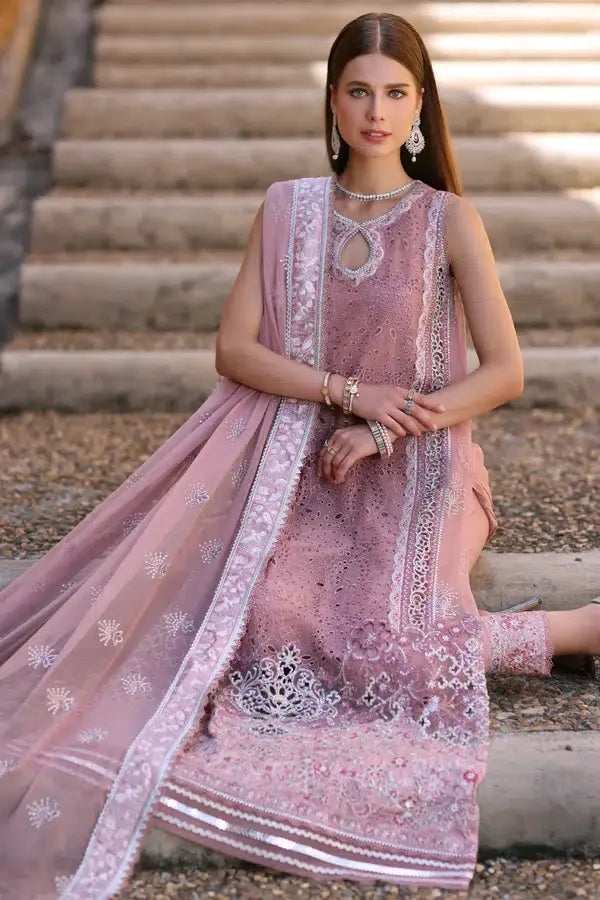 Noor by Saadia Asad | Chiffon Formals 23 | D5-Zuria - Aqsa Fabrics