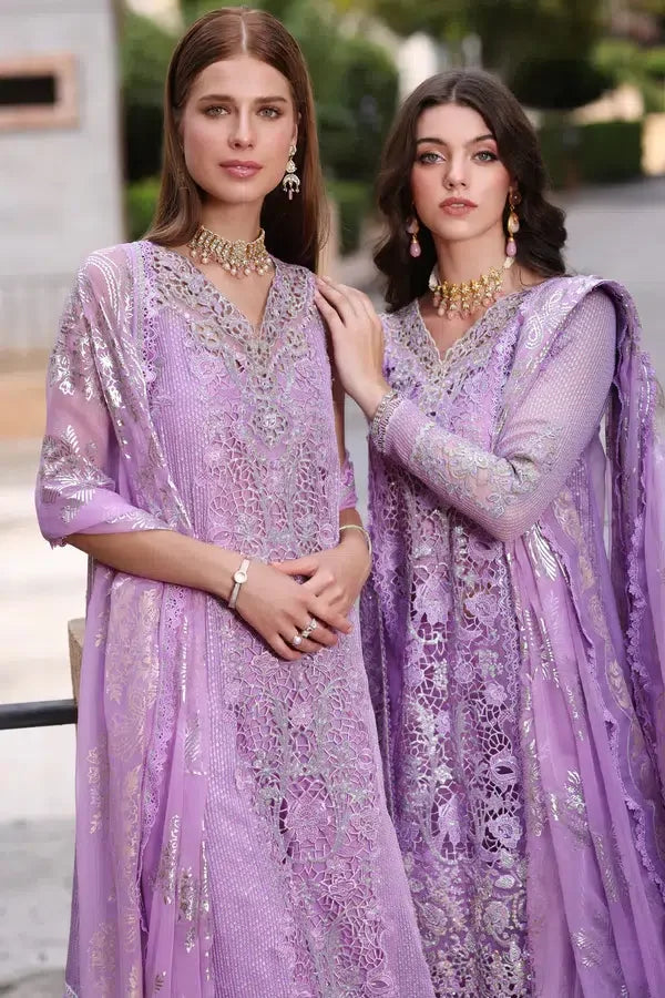 Noor by Saadia Asad | Chiffon Formals 23 | D6-Nura - Aqsa Fabrics