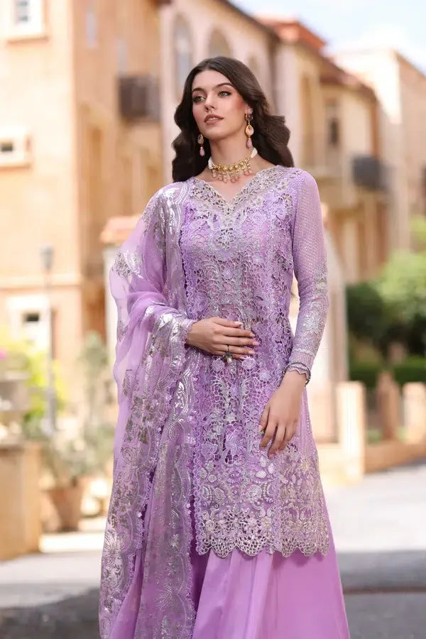 Noor by Saadia Asad | Chiffon Formals 23 | D6-Nura - Aqsa Fabrics