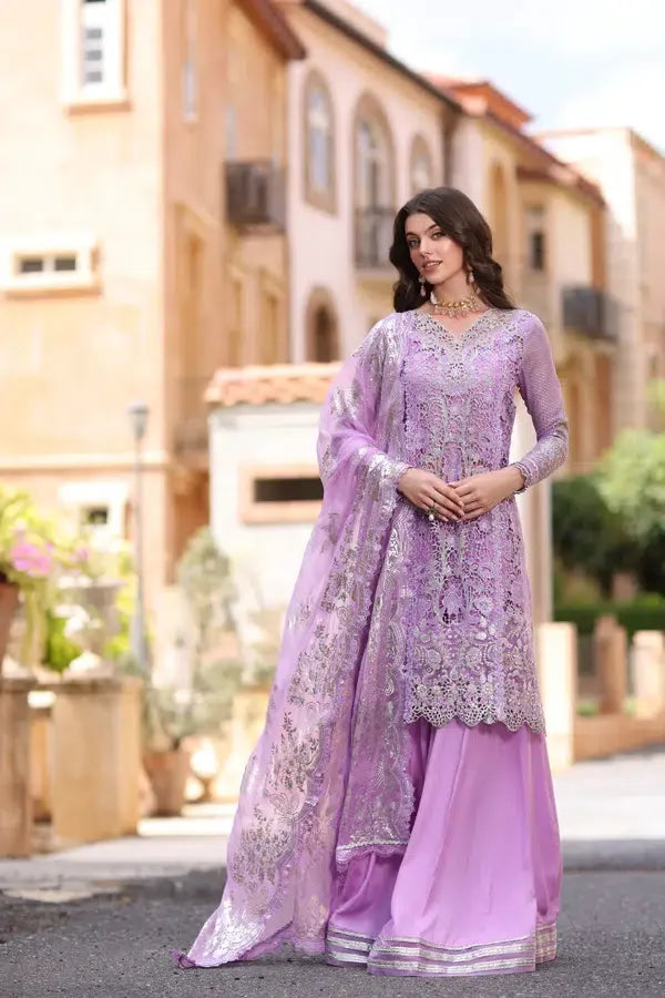 Noor by Saadia Asad | Chiffon Formals 23 | D6-Nura - Aqsa Fabrics