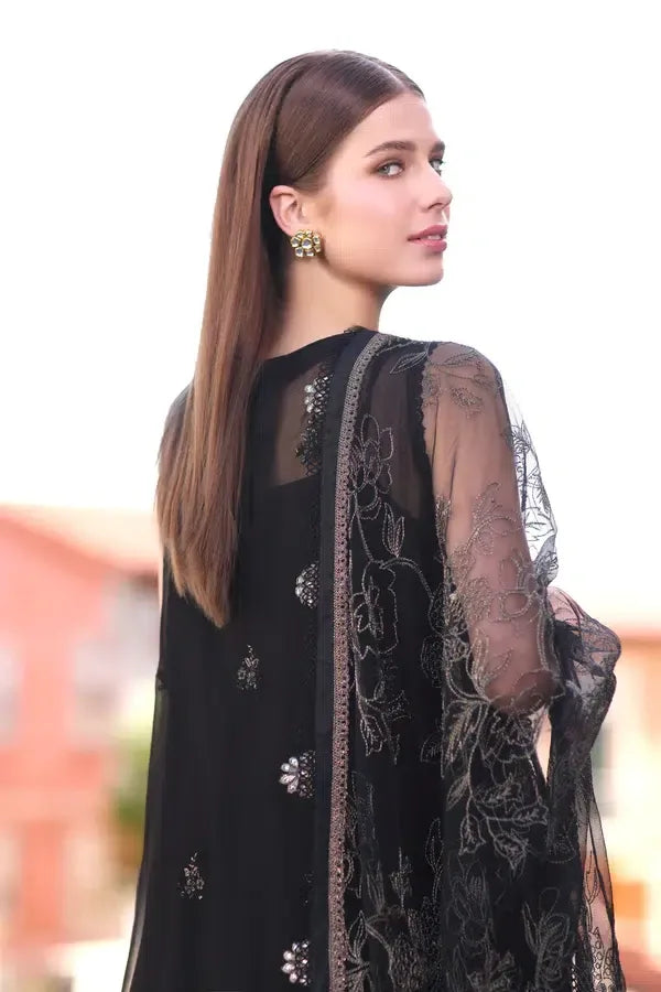 Noor by Saadia Asad | Chiffon Formals 23 | D7-Zira - Aqsa Fabrics