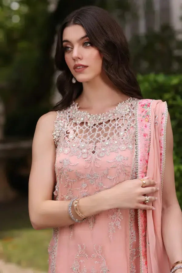 Noor by Saadia Asad | Chiffon Formals 23 | D2-Ekai - Aqsa Fabrics