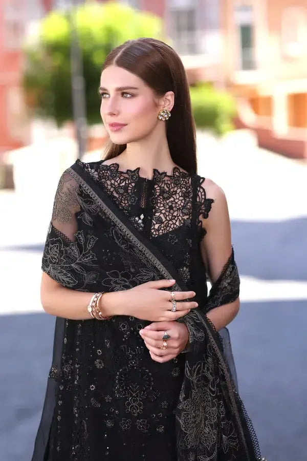 Noor by Saadia Asad | Chiffon Formals 23 | D7-Zira - Aqsa Fabrics