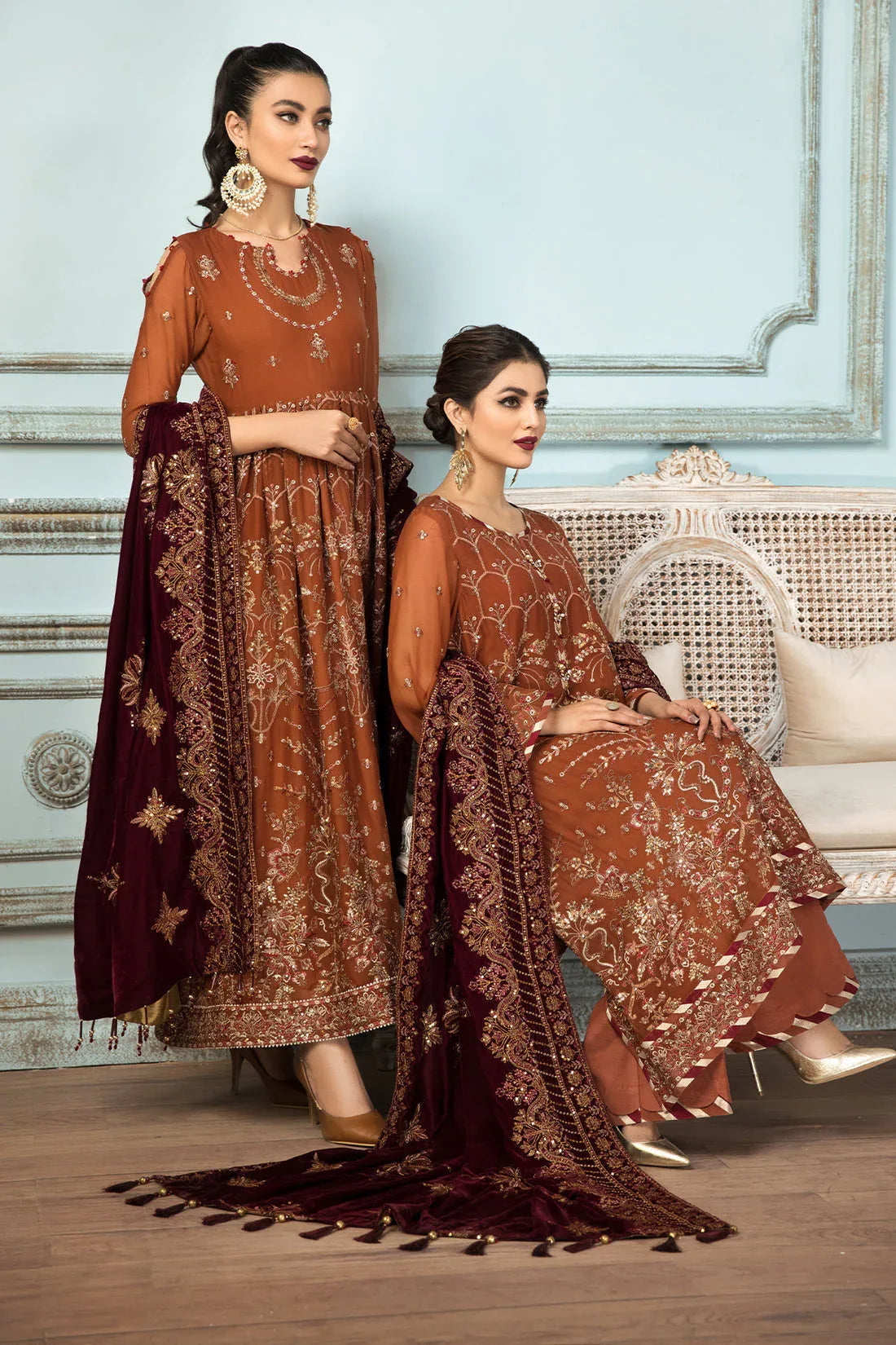 Alizeh | Formals Collection | Sarang - Aqsa Fabrics