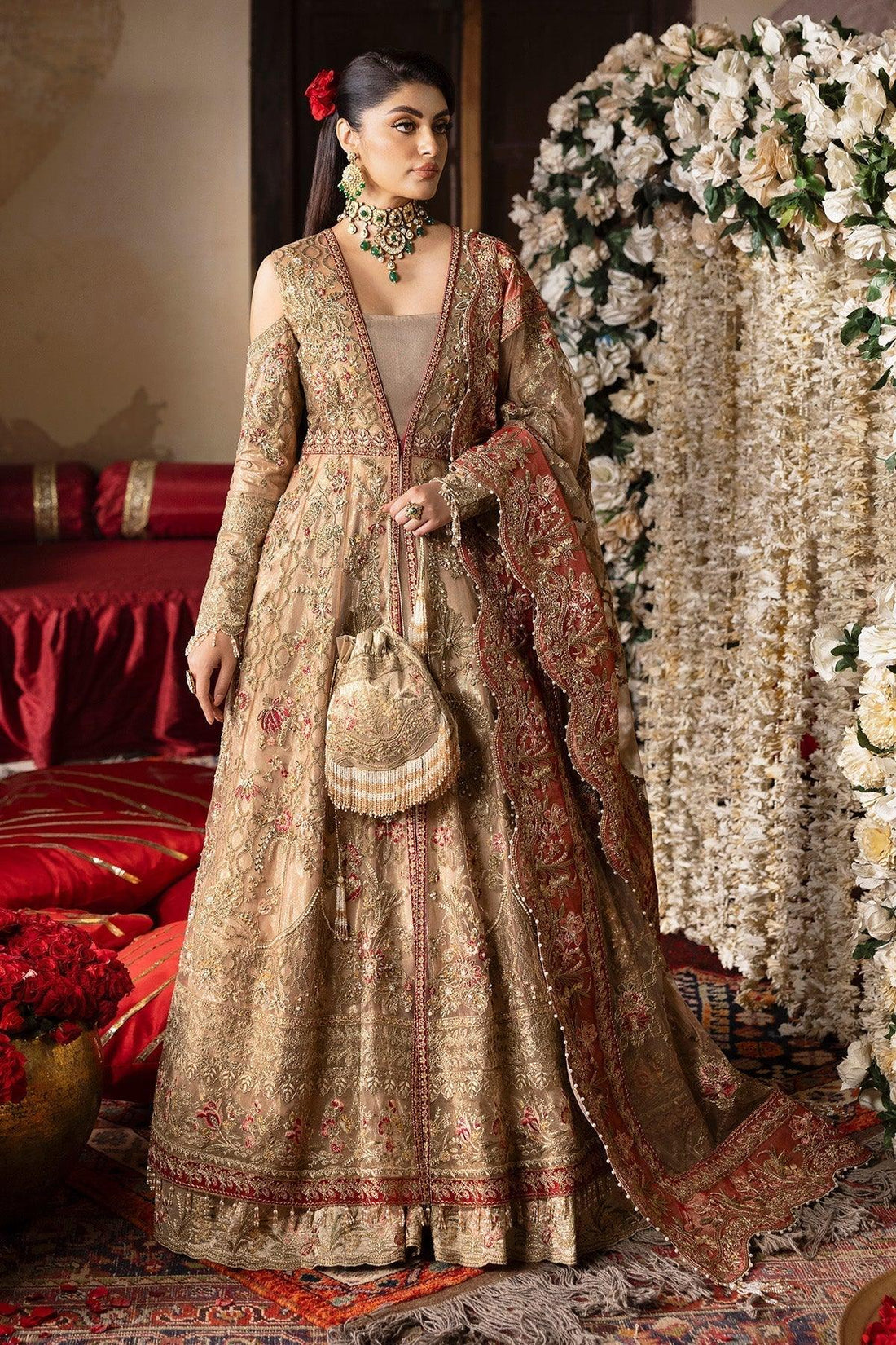 Imrozia Premium | Jashan Bridal Collection | SB-37 Zarnigar - Aqsa Fabrics