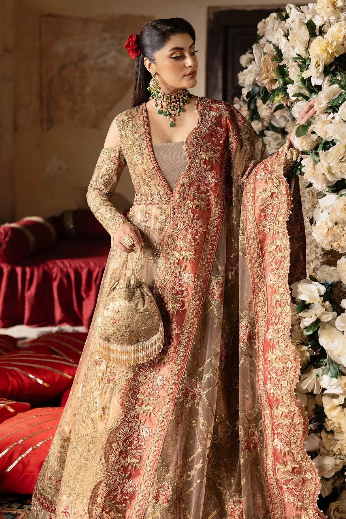 Imrozia Premium | Jashan Bridal Collection | SB-37 Zarnigar - Aqsa Fabrics