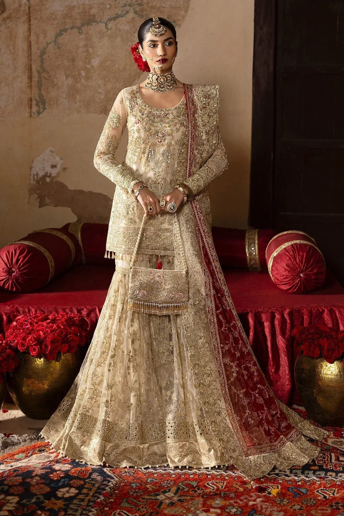 Imrozia Premium | Jashan Bridal Collection | SB-38 Pemaan - Aqsa Fabrics
