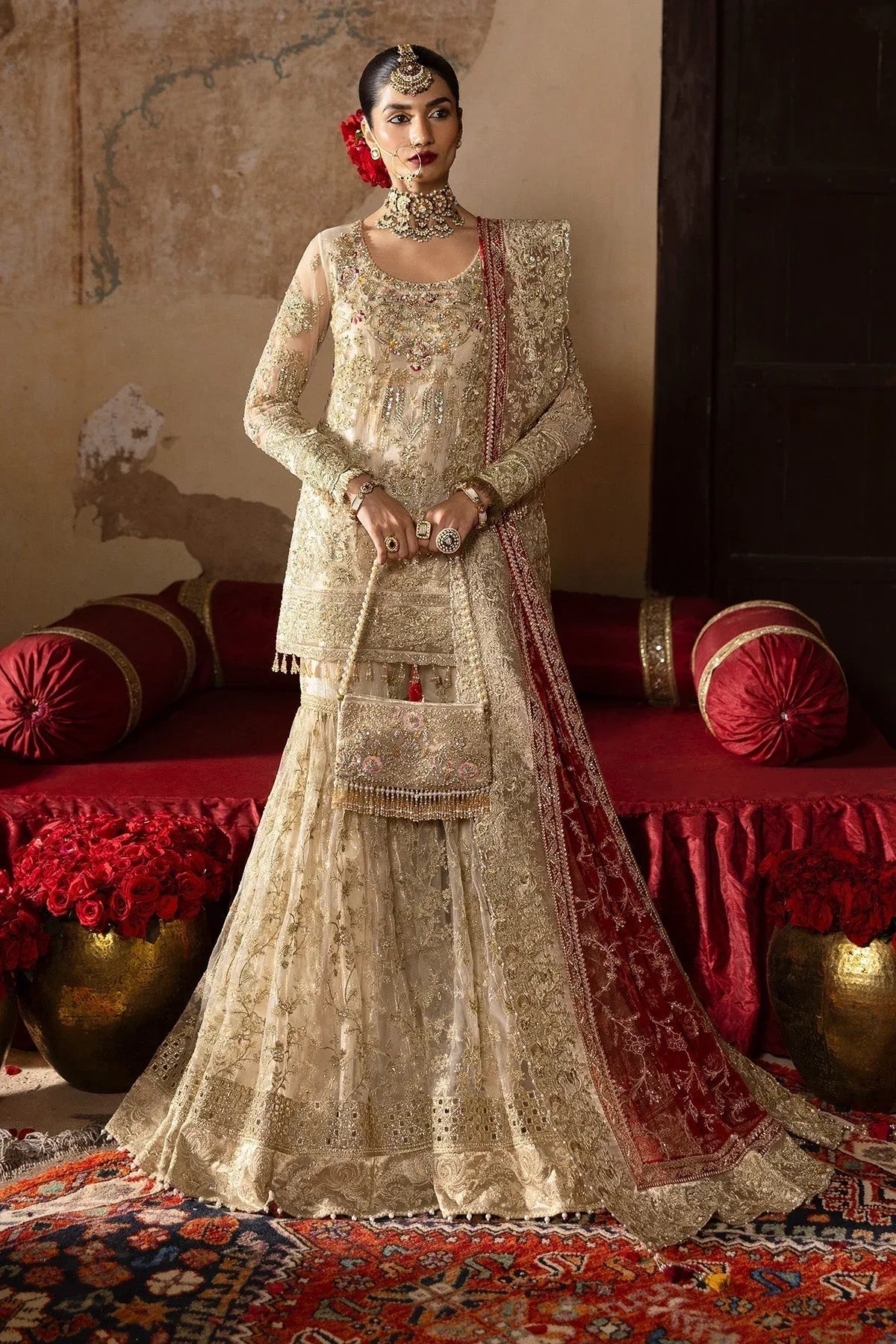 Imrozia Premium | Jashan Bridal Collection | SB-38 Pemaan - Aqsa Fabrics