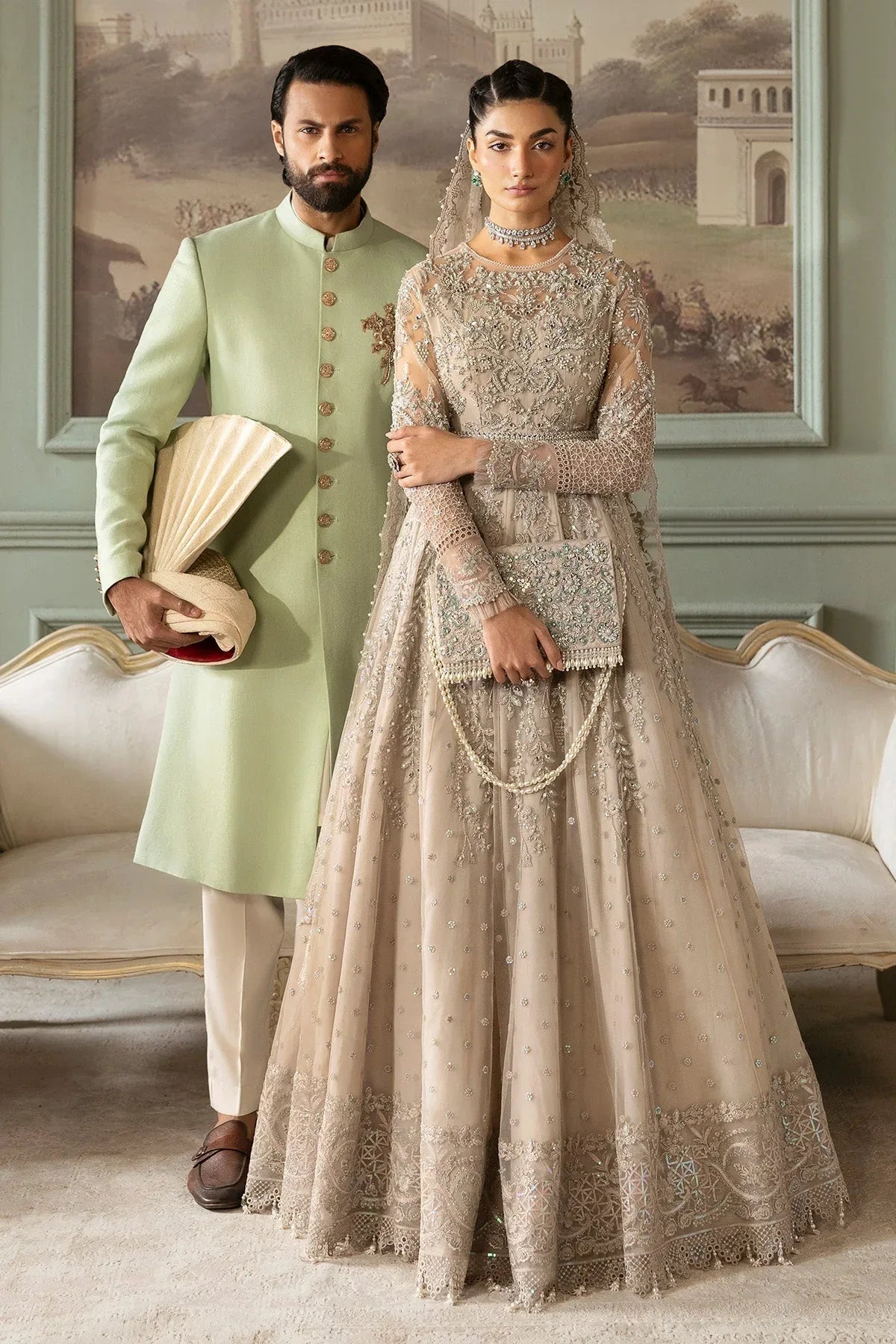 Imrozia Premium | Jashan Bridal Collection | SB-40 Tabaan - Aqsa Fabrics