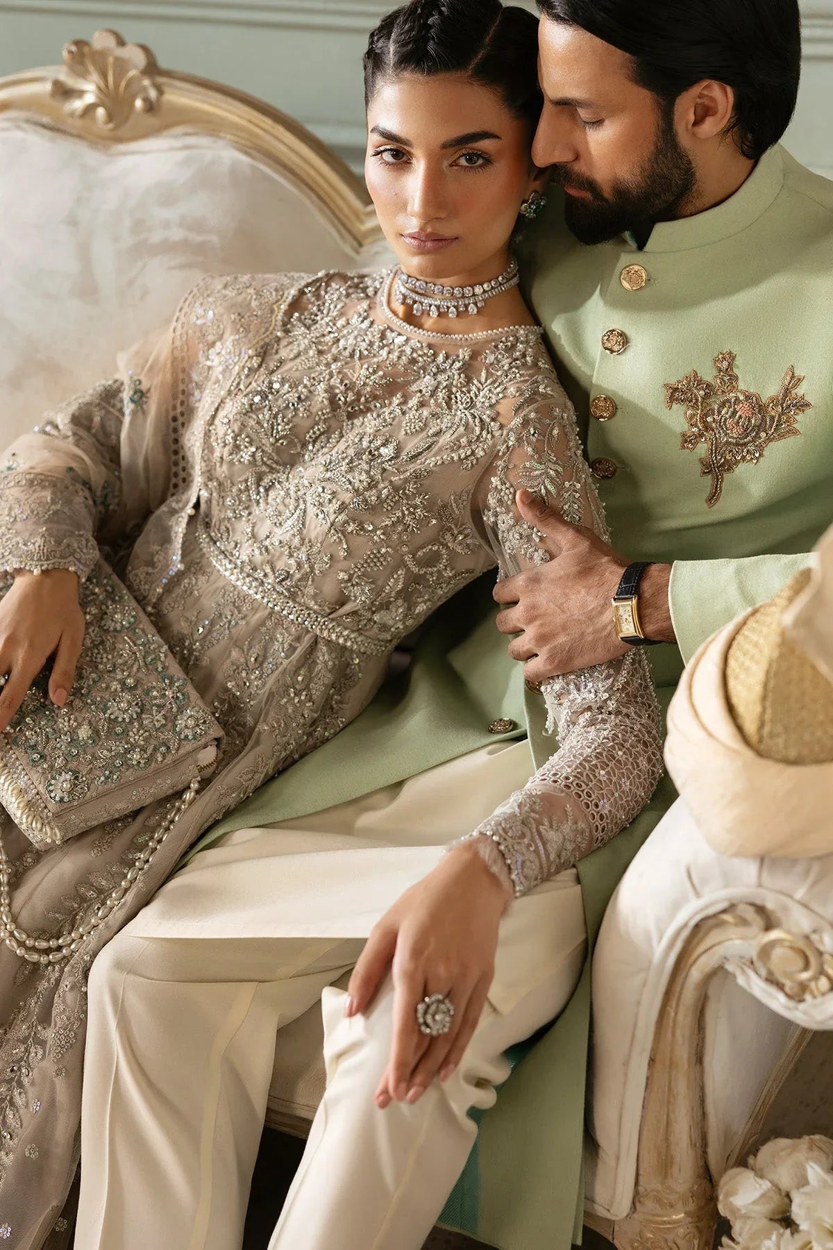 Imrozia Premium | Jashan Bridal Collection | SB-40 Tabaan - Aqsa Fabrics
