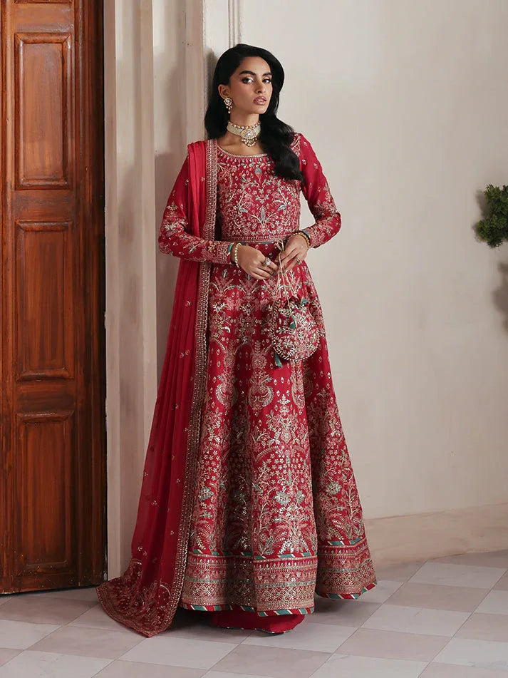 Gulaal | Serica Raw Silk | Serosia - Aqsa Fabrics