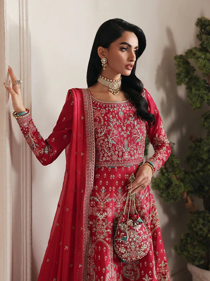 Gulaal | Serica Raw Silk | Serosia - Aqsa Fabrics