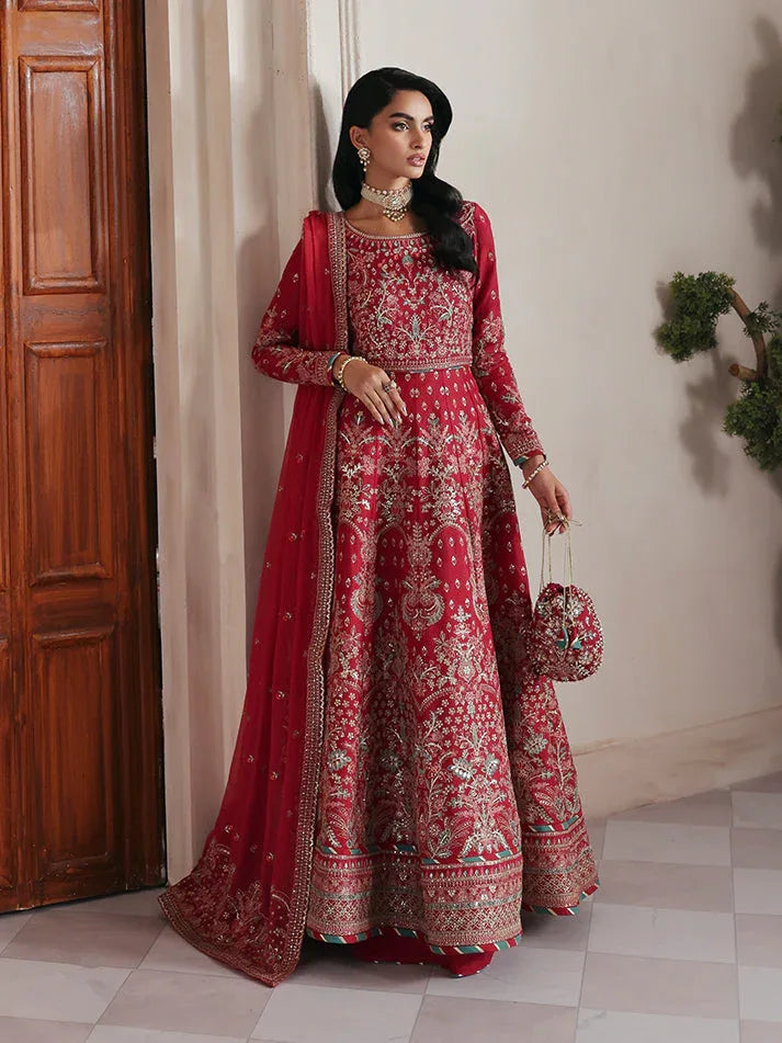 Gulaal | Serica Raw Silk | Serosia - Aqsa Fabrics