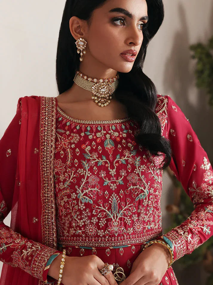 Gulaal | Serica Raw Silk | Serosia - Aqsa Fabrics