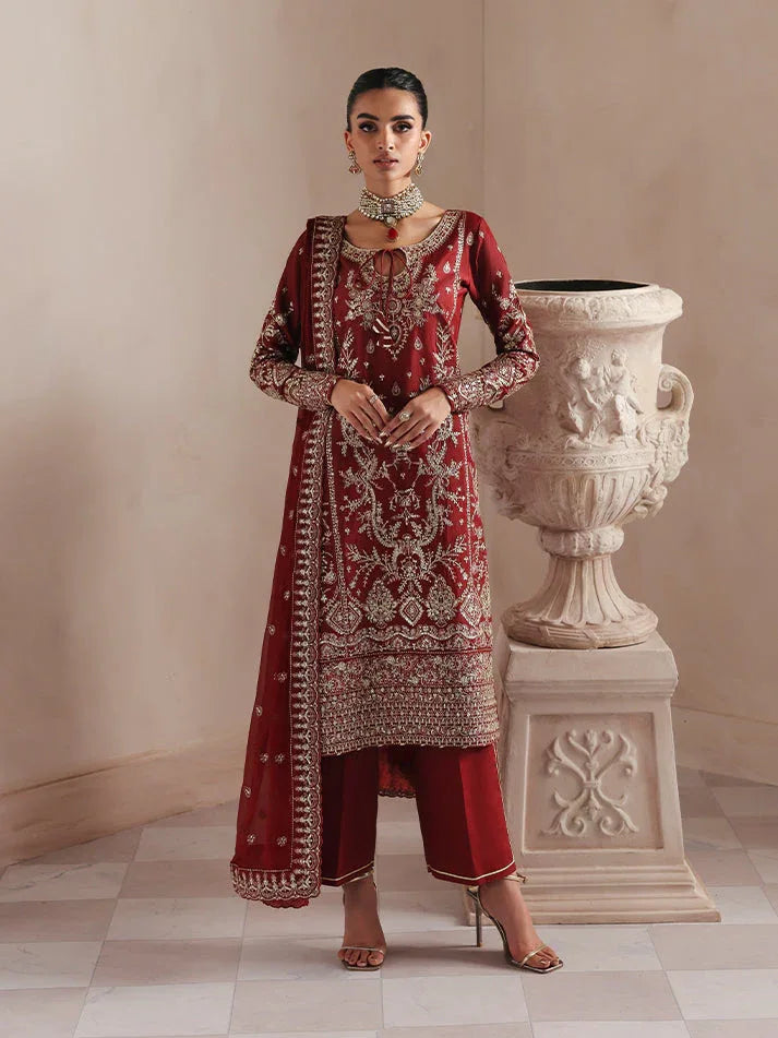 Gulaal | Serica Raw Silk | Seryne - Aqsa Fabrics