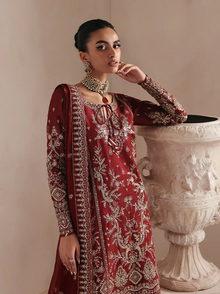 Gulaal | Serica Raw Silk | Seryne - Aqsa Fabrics
