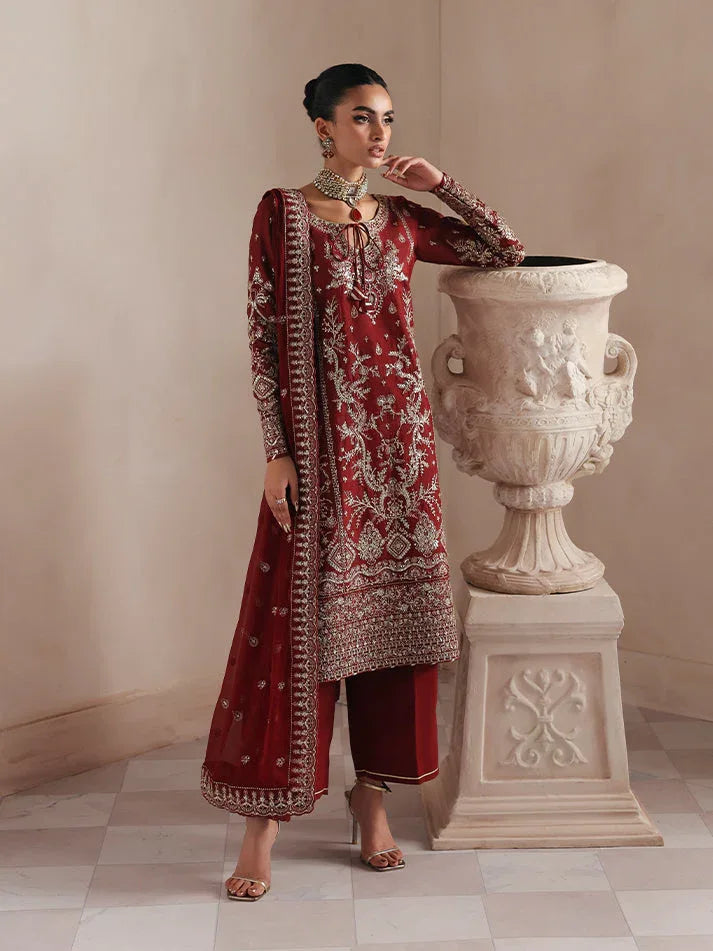 Gulaal | Serica Raw Silk | Seryne - Aqsa Fabrics