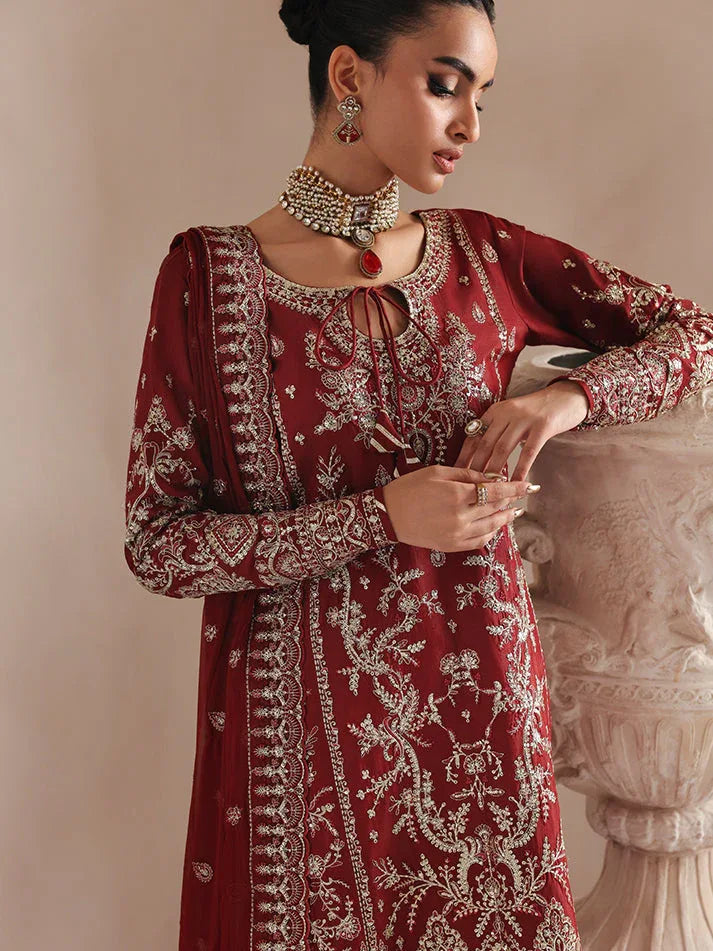 Gulaal | Serica Raw Silk | Seryne - Aqsa Fabrics