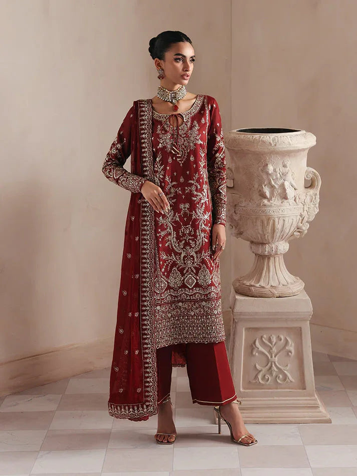 Gulaal | Serica Raw Silk | Seryne - Aqsa Fabrics