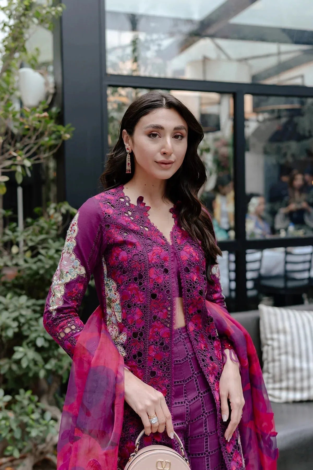 Afrozeh | Luxury Embroidered & Printed Lawn | Serene - Aqsa Fabrics