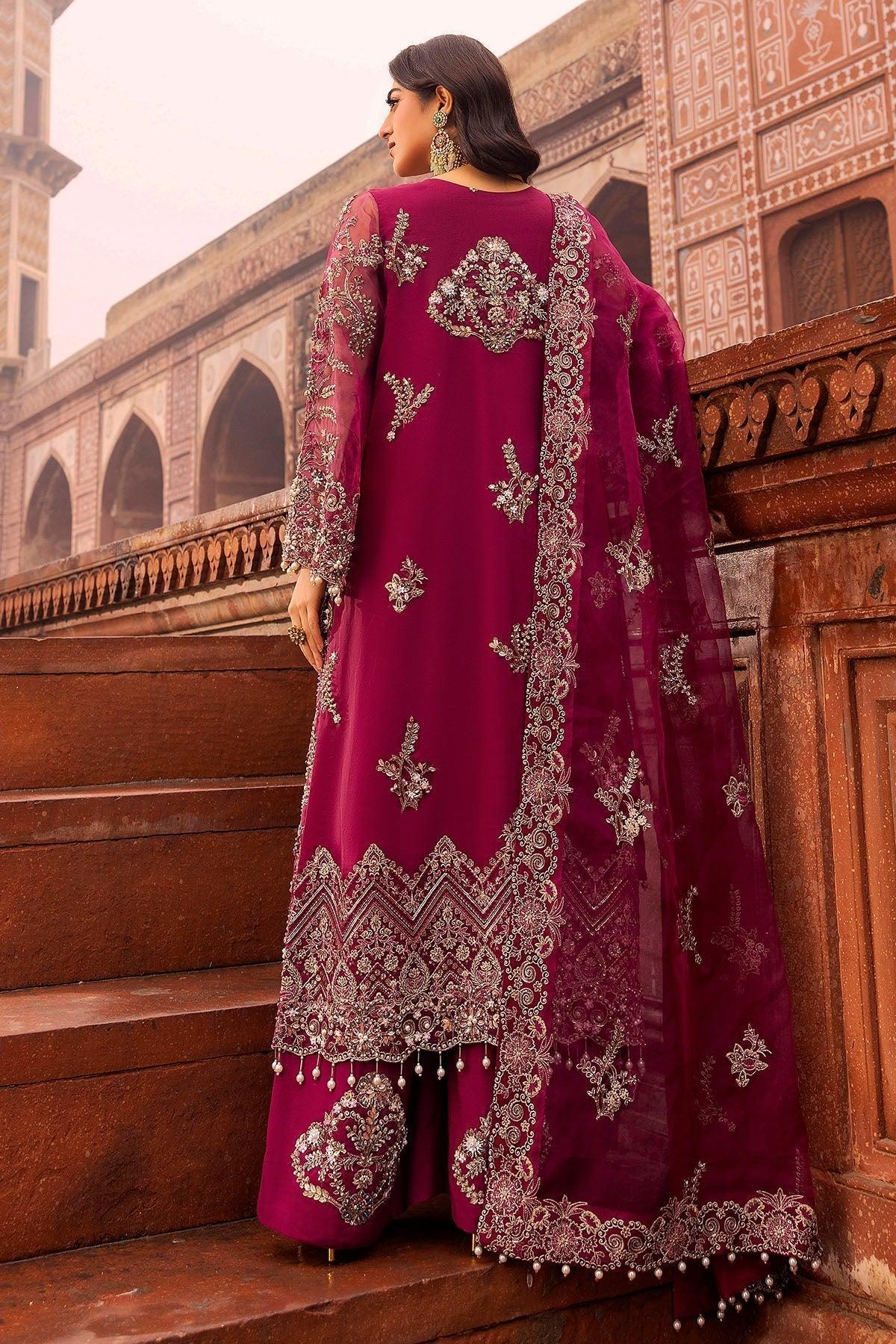 Motifz | Bridal Couture | 0013-HEER EMBROIDERED ORGANZA STITCHED - Aqsa Fabrics