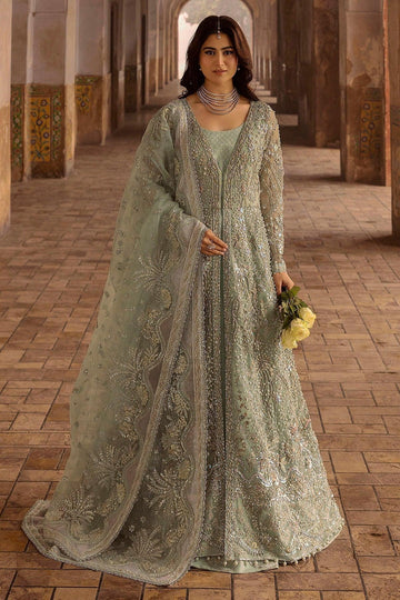 Motifz | Bridal Couture | 0015-MEHTAB EMBROIDERED ORGANZA STITCHED - Aqsa Fabrics